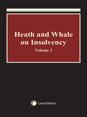 cover image of Heath and Whale on Insolvency